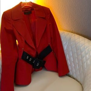 Super cute & trendy Red Zara Blazer
